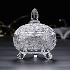 سكرية زجاج شفاف