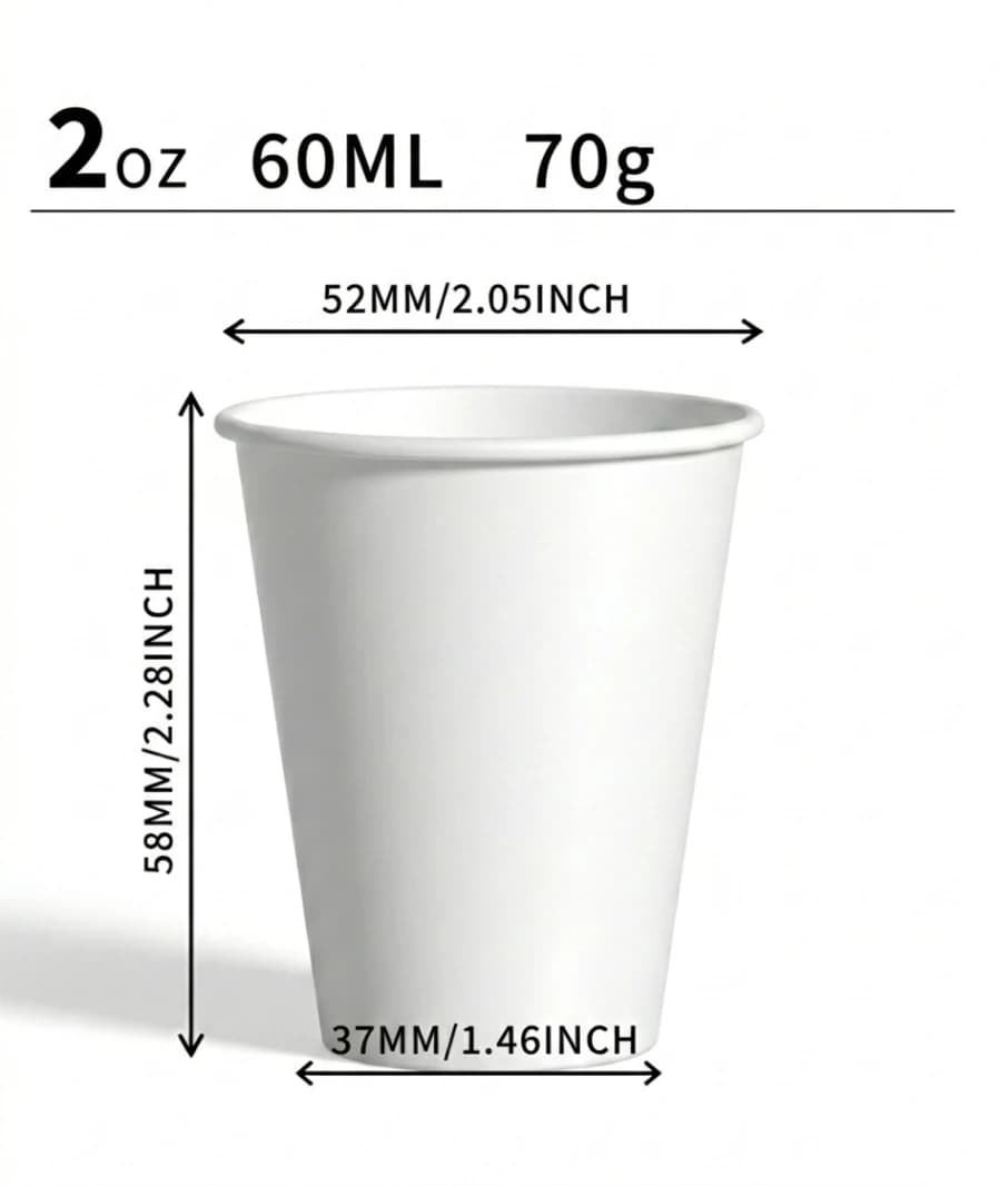 كاسات كرتون 2 اونص