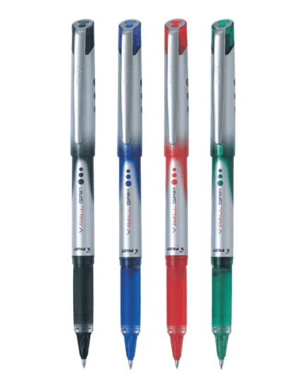 قلم سائل ازرق PILOT V.BALL GRIP 0.5