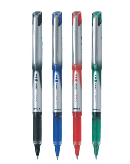 قلم سائل ازرق PILOT V.BALL GRIP 0.7