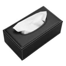 Leather Tissue Box Cover
