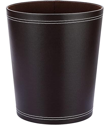 Leather Waste Bin