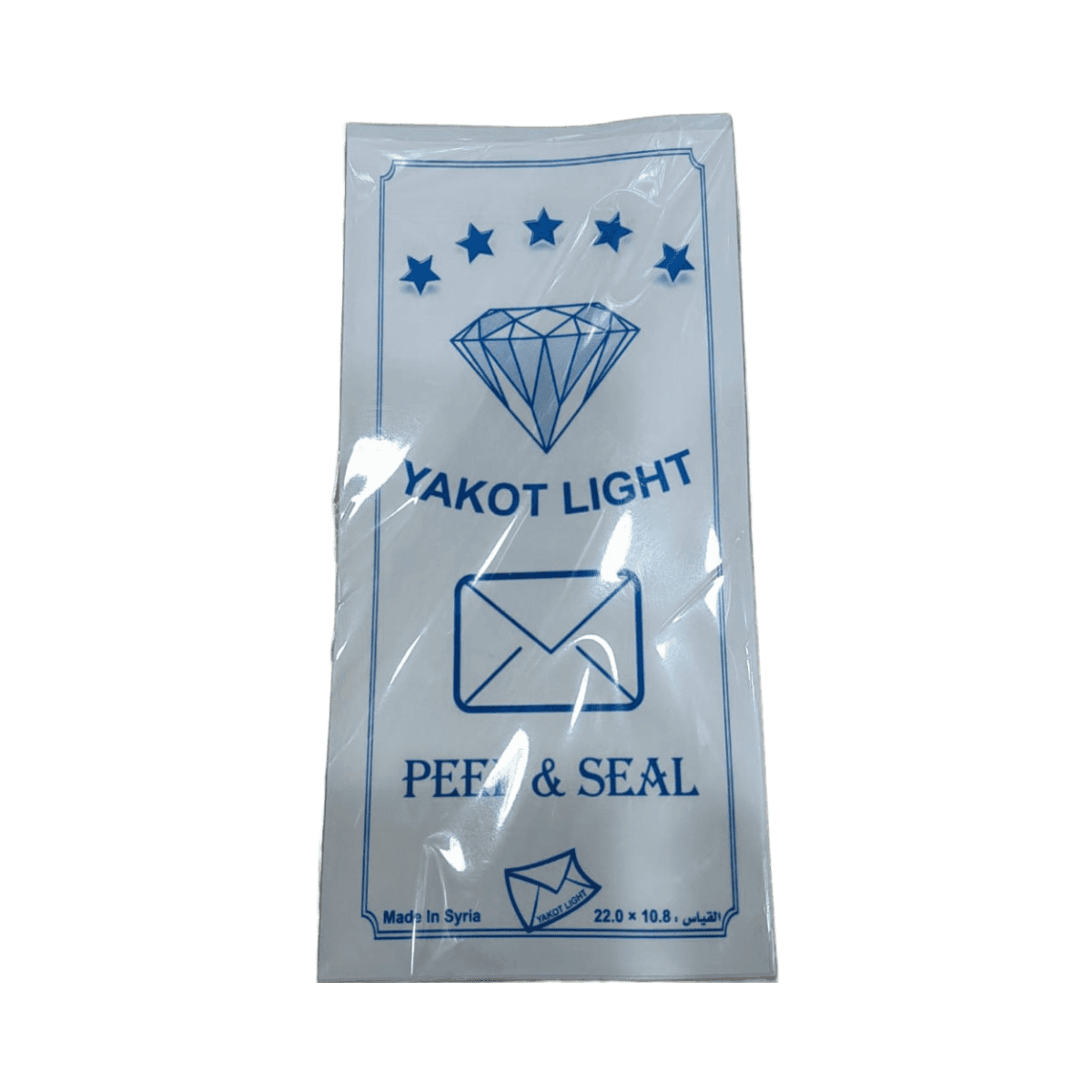 مغلف لاصق كيس ابيض 11 * 22 سم Diamond