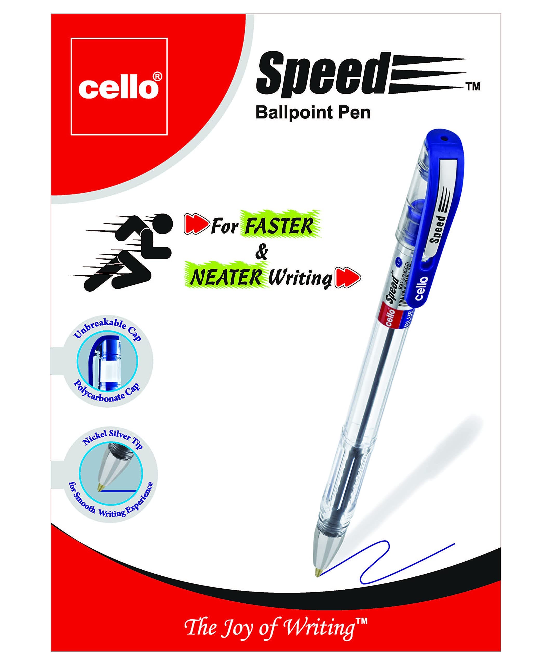 قلم سيلو ناشف ازرق Cello Speedo