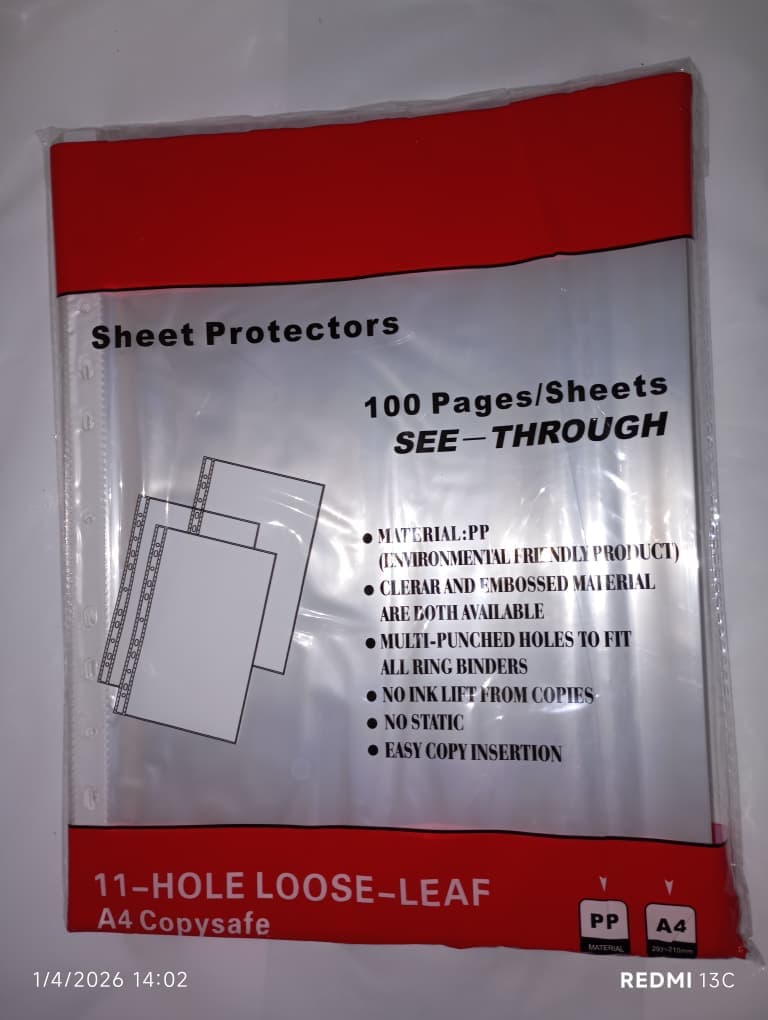 مصنف مثقب شوميز سميك 60 ميكرون