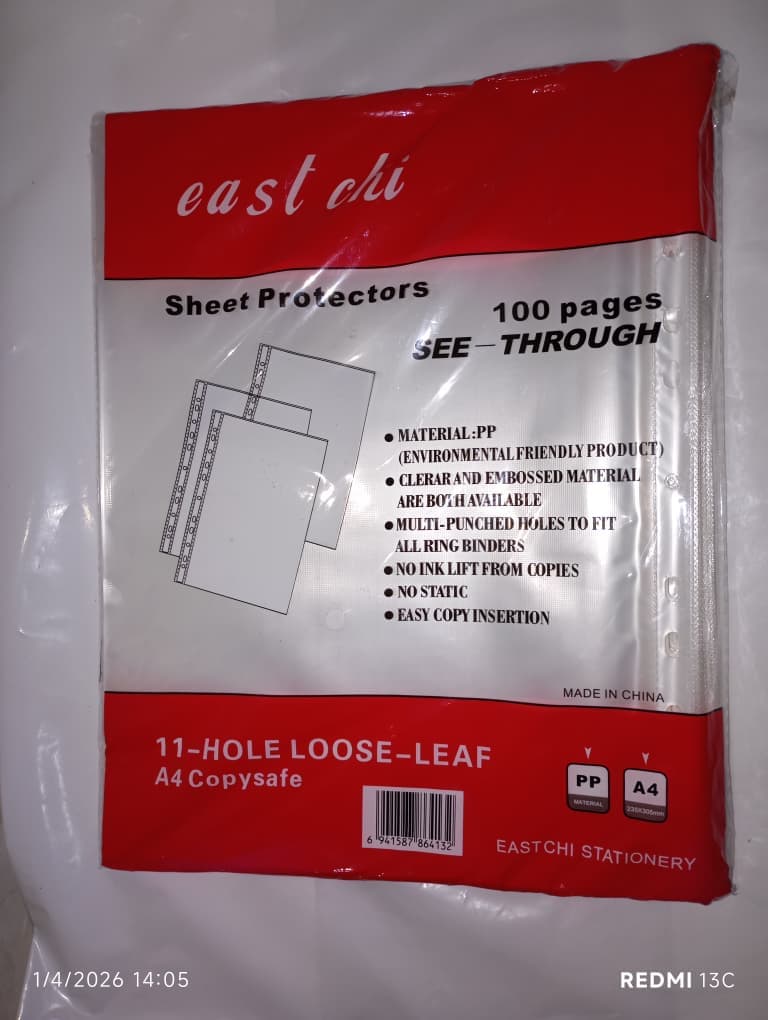 مصنف مثقب شوميز سميك 80 ميكرون