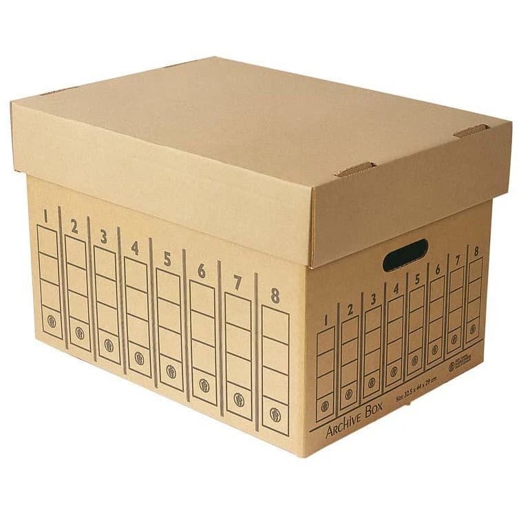 علبة ارشيف باسيل بغطاء