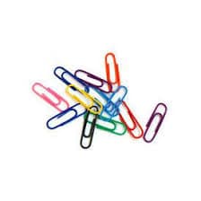 مشابك ورق 33 ملم ملونة