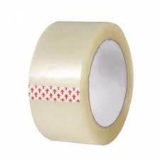 لزيق عريض 5 سم ابيض عادي 100 يارد