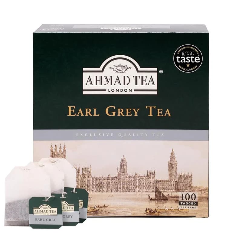 شاي  احمد تي 100 ظرف Earl grey