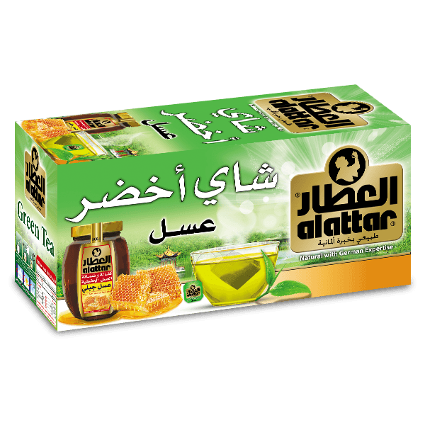 شاي اخضر بالعسل 20 ظرف العطار