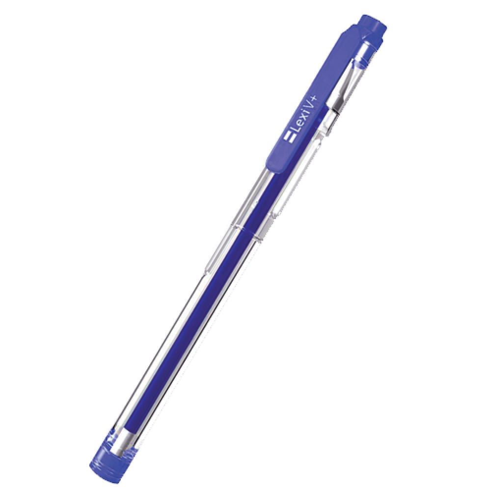 قلم ليكسي حبر جاف داكس +V شفاف تعليقة بلاستيك 0.7 مم LP-1113
